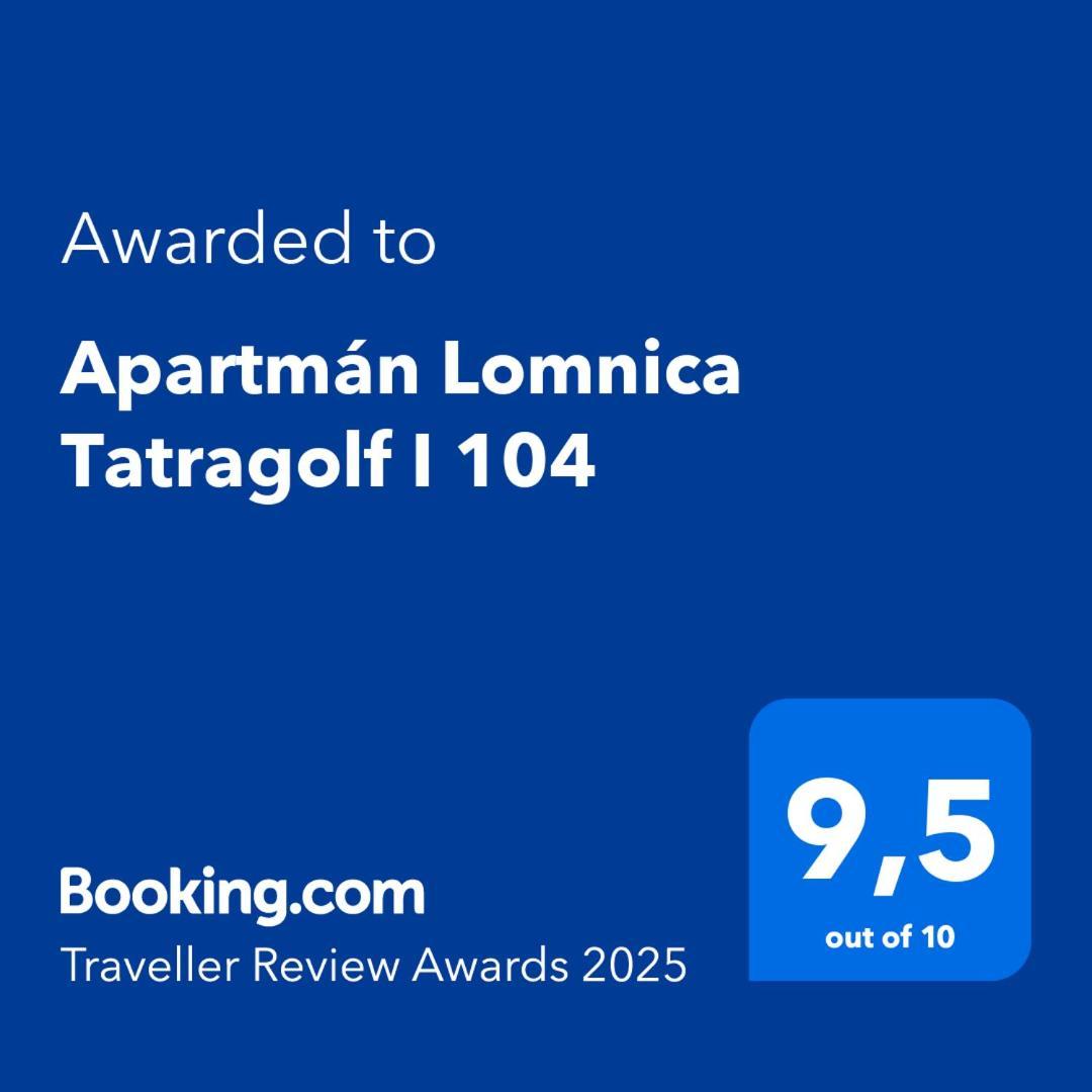 Apartman Lomnica Tatragolf I 104 Wielka Łomnica Zewnętrze zdjęcie